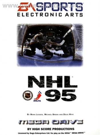 Cover NHL 95 for Genesis - Mega Drive